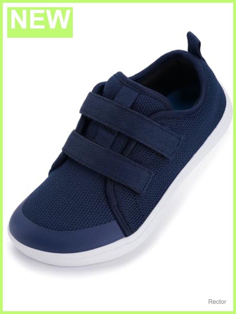 Toddler Kids Wide Barefoot Walking Shoes Hook & Loop Zero Drop